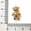 Brass Micro Pave Cubic Zirconia Pendants KK-K294-26G-3