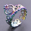 Fashionable 304 Stainless Steel Cuff Rings FS-WG08AB3-02-1