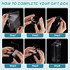 Transparent Plastic PVC Box Gift Packaging CON-WH0099-31A-4