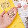 CREATCABIN 25Pairs Brass Huggie Hoop Earring Findings KK-CN0001-84-4