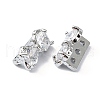 Brass Pave Cubic Zirconia Multi-Strand Links FIND-Z029-12H-2