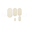 ANATTASOUL 5Pcs 5 Styles Wood Sheets WOOD-AN0001-01B-8