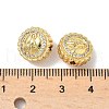 Brass Micro Pave Cubic Zirconia Beads KK-Q068-44G-4