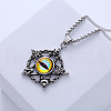 Punk Retro Men's Evil Eye Pentagram Pendant Necklaces ZH8804-2