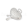 Brass Pave Cubic Zirconia Pendants KK-U062-41P-2