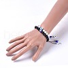 Adjustable Nylon Thread Braided Bead Bracelets Sets BJEW-JB04466-4