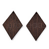 Natural Wenge Wood Pendants WOOD-T023-46B-01-2