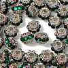Sparkling Acrylic Rhinestone Round Beads OACR-NH0002-01A-06-2