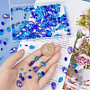 SUNNYCLUE 280Pcs 5 Styles Glass Beads Strands GLAA-SC0002-13-3