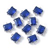 Brass Pave Cubic Zirconia Connector Charms KK-F892-53P-02-1