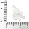 No To Drugs Red Awareness Ribbon Theme Alloy Enamel Pendants ENAM-C026-02F-S-3