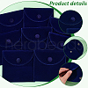 Square Velvet Jewelry Package Bags ABAG-WH0035-055C-01-4