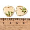 Brass Enamel Pendants KK-S368-10G-3