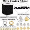 Gorgecraft 1 Strand Wave Bending Fringe Trim FIND-GF0006-65C-2