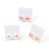 Mother's Day Jewellery Natural Pearl Stud Earrings PEAR-N020-08B-3