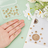 Unicraftale 40Pcs 4 Styles Brass Beads KK-UN0003-34-2