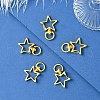 20Pcs 4 Styles Heart/Star Alloy Swivel Clasps FIND-YW0005-60-2