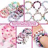 Rainbow ABS Plastic Imitation Pearl Beads OACR-YW0001-79-4