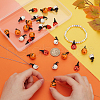 ARRICRAFT 30Pcs 3 Styles Halloween Dyed Synthetic Turquoise & Alloy Pendants FIND-AR0005-28-4