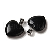 Natural Obsidian Pendants G-Q438-24-2