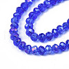 Electroplate Glass Beads Strands EGLA-A034-T3mm-B27-3
