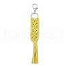 Handmade Macrame Nylon Thread Pendant Decorations HJEW-P019-05P-3