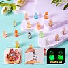 50Pcs Transparent Glass Bottle Pendants JX873A-6
