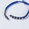 Polyester DIY Braided Bracelet Making MAK-K018-B09-2