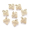 Ion Plating(IP) 304 Stainless Steel Charms X-STAS-H100-25G-2