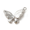 Brass Micro Pave Cubic Zirconia Pendants KK-C043-07P-1