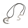 Alloy Pendant Necklace NJEW-JN04541-4