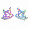 Ion Plating(IP) 201 Stainless Steel Pendants STAS-R114-033-2