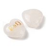 Natural Quartz Crystal Heart Engraving MBTI Figurines Statues for Home Office Desk Decorations X1-G-K353-05P-2