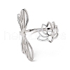 304 Stainless Steel Open Cuff Rings RJEW-Q808-03B-P-2