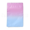 Two Tone Rectangle Plastic Zip Lock Gift Bags OPP-B006-01B-02-1