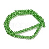 Electroplate Glass Beads Strands GLAA-Q105-02-08-4