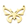304 Stainless Steel Pendants STAS-D036-03A-G-1