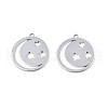 Non-Tarnish 201 Stainless Steel Pendants STAS-T063-184P-2
