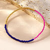 Colorful Glass Seed Round Beaded Stretch Bracelets for Women JM5364-2-1