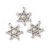 Tibetan Style Alloy Pendants TIBE-B001-27AS-3