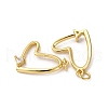 Brass Micro Pave Cubic Zirconia Pendants KK-P308-10G-2