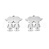 Non-Tarnish 201 Stainless Steel Pendants STAS-N091-148P-2