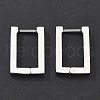 Tarnish Resistant 304 Stainless Steel Huggie Hoop Earrings X-STAS-R115-21P-5