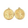 Ion Plating(IP) 304 Stainless Steel Pendants STAS-E182-17G-1