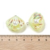 Resin Imitation Pearl Iridescent Pendants RESI-I062-01D-3