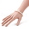Mother's Day Jewellery Natural Pearl Beaded Stretch Bracelets for Women BJEW-JB09137-3