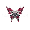 Butterfly Plastic Claw Hair Clips PW-WG9A06F-04-1