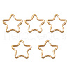 Real 14K Gold Plated Brass Linking Rings FIND-TAC0002-060A-1