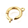 Brass Fold Over Clasps KK-D356-09G-2