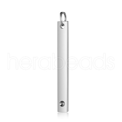 Tarnish Resistant 201 Stainless Steel Pendant Rhinestone Settings STAS-S105-T607D-1-3-1
